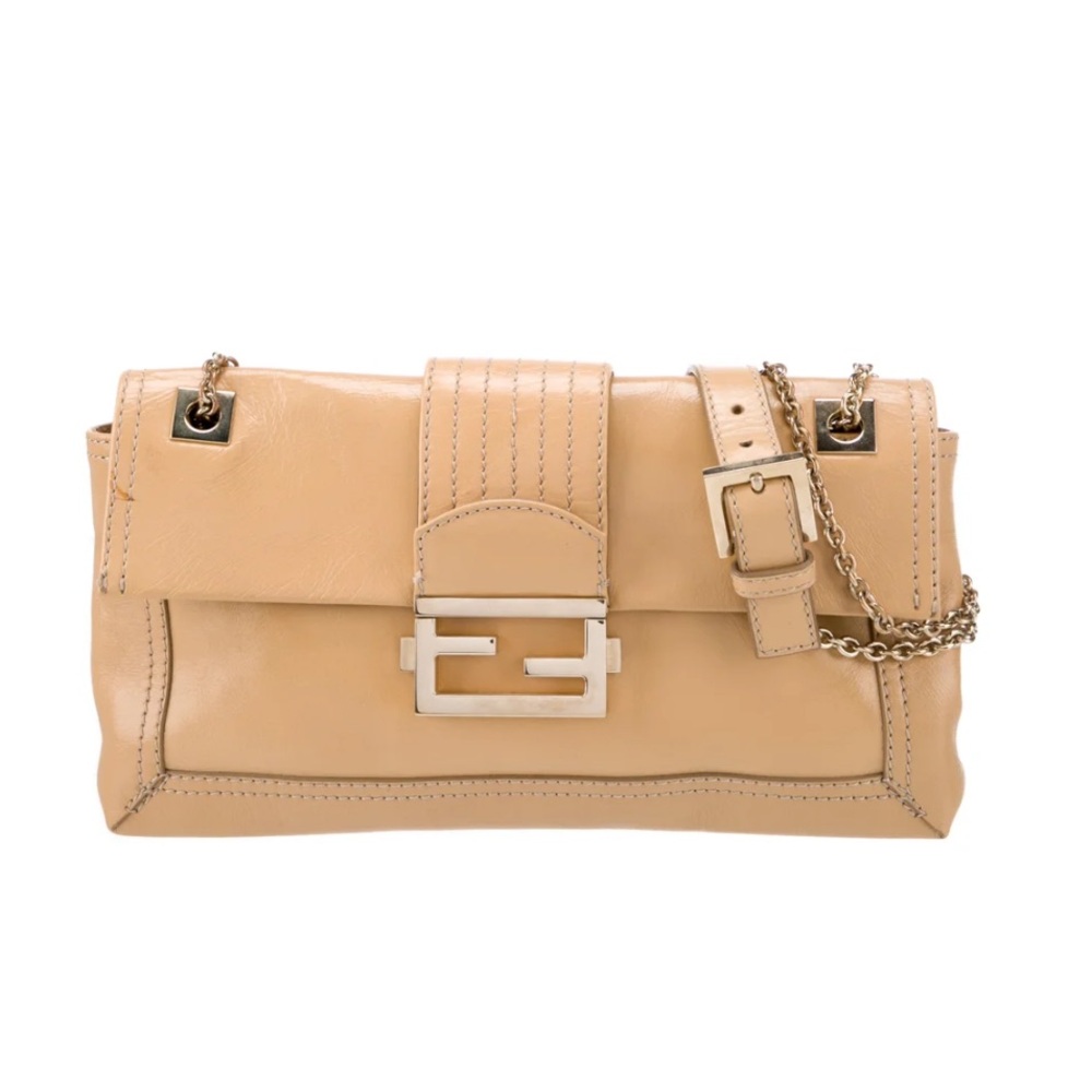 Elegant Tan Leather Women's Bag